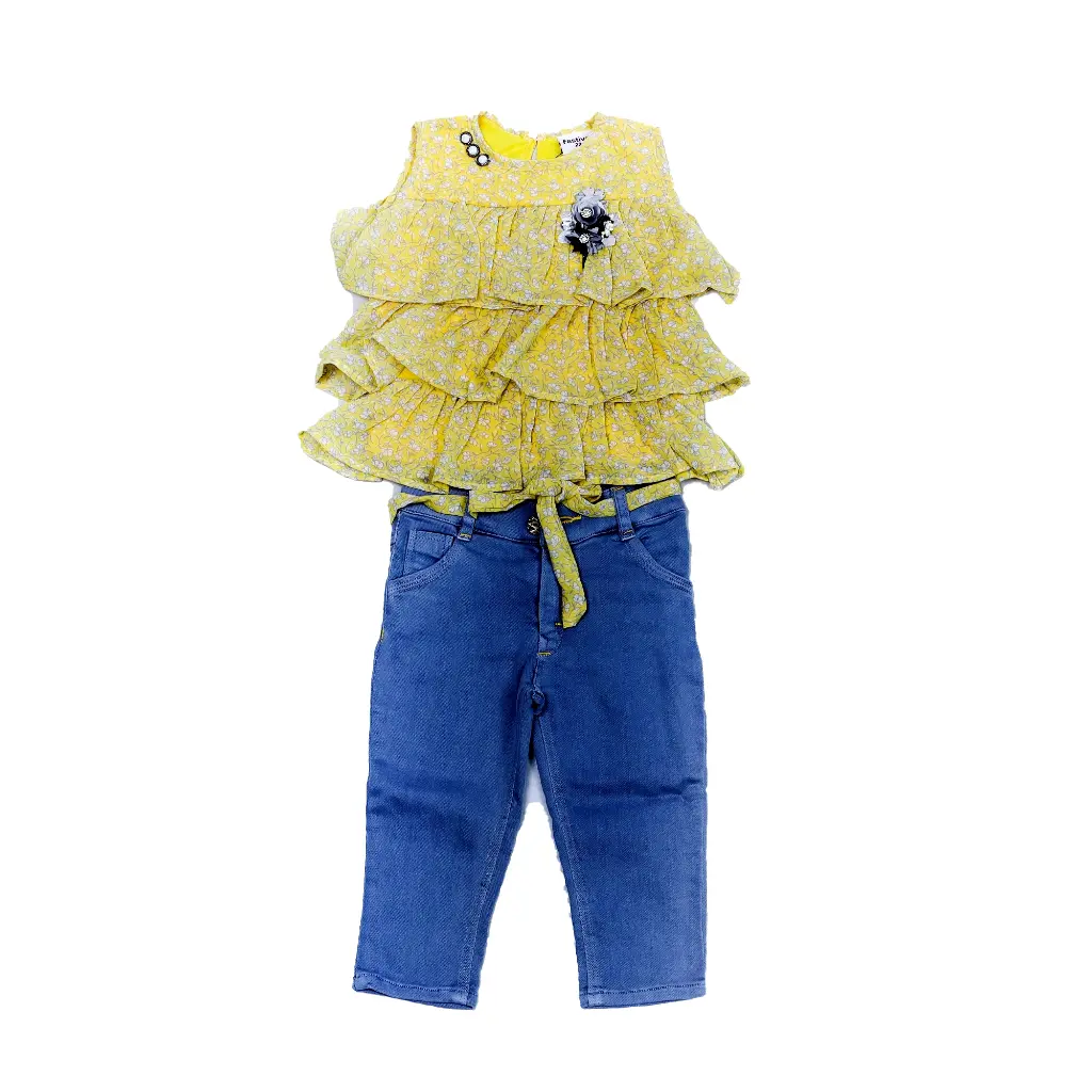 Girls Western Pant and Top