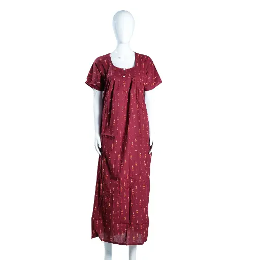 Women Cotton Nighty Printed
