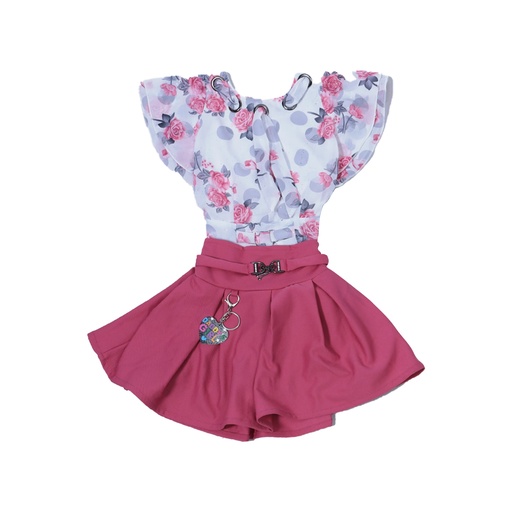 [2314] Top Skirt Western