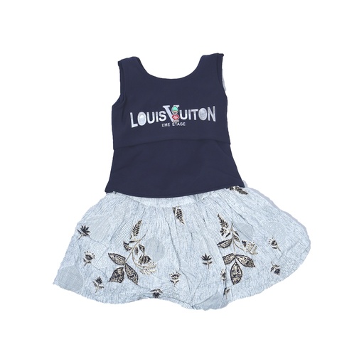 Top and Skirt Printed